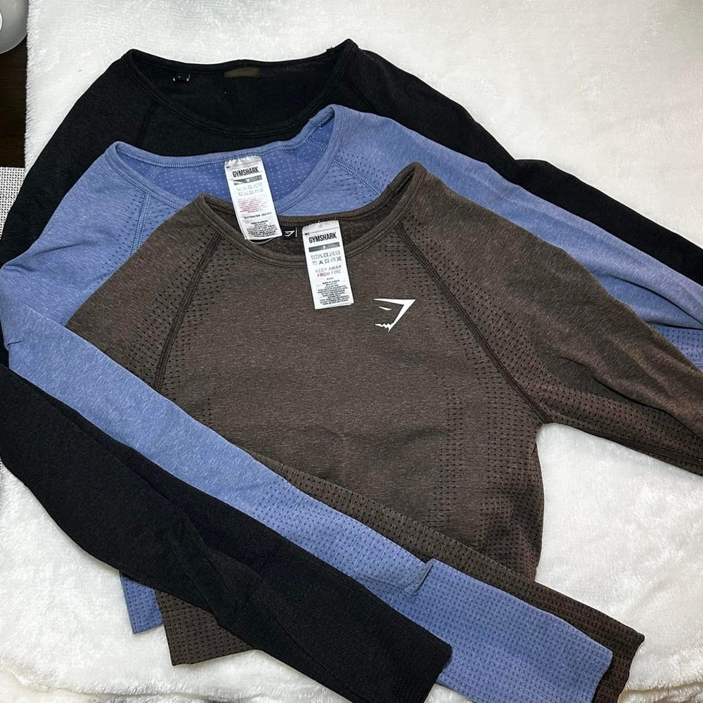 Gymshark Vital Seamless Crop Long Sleeve bundle